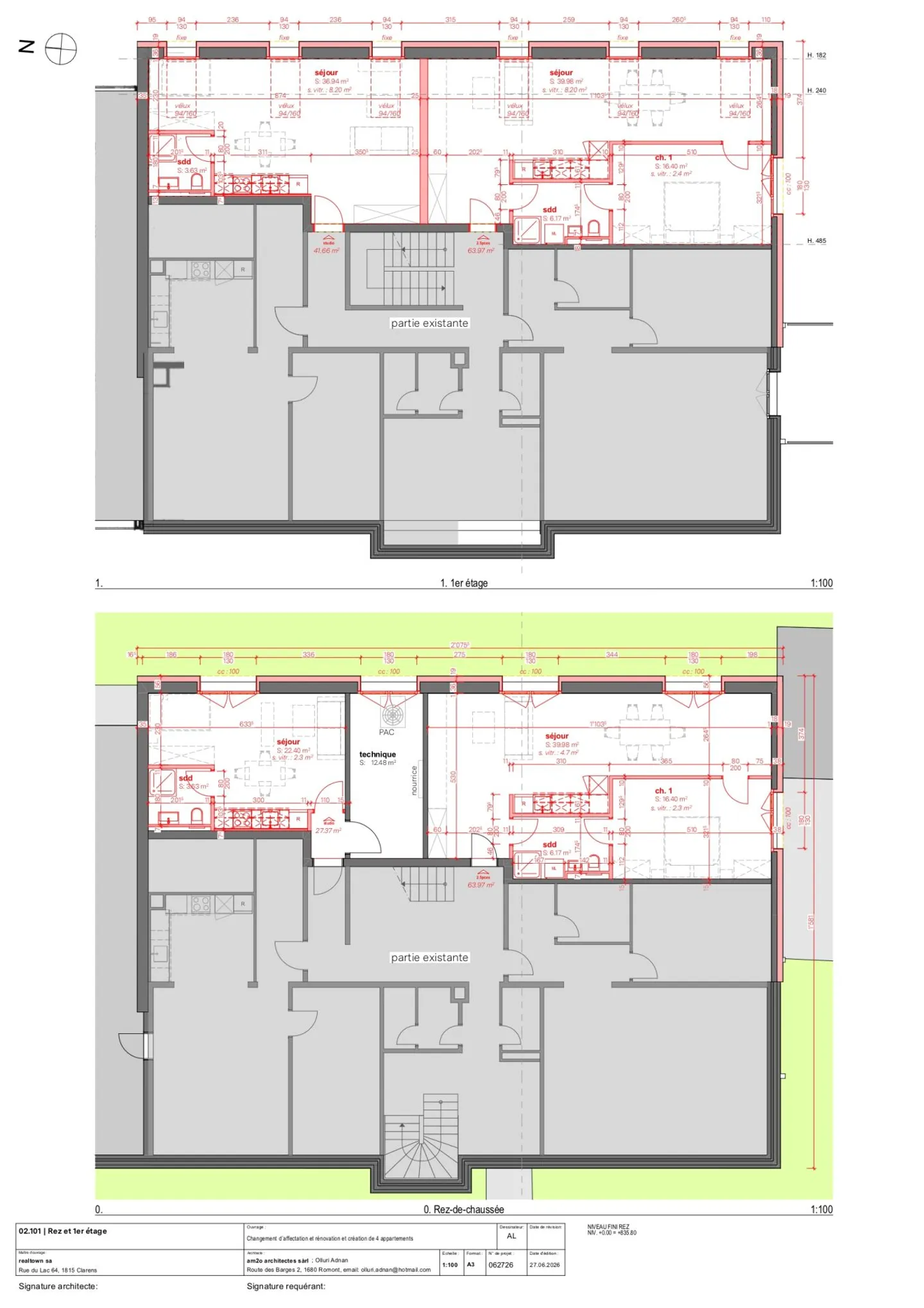 Châtel-Saint-Denis - Progetto di costruzione di 4 appartamenti - Foto 3 di 7