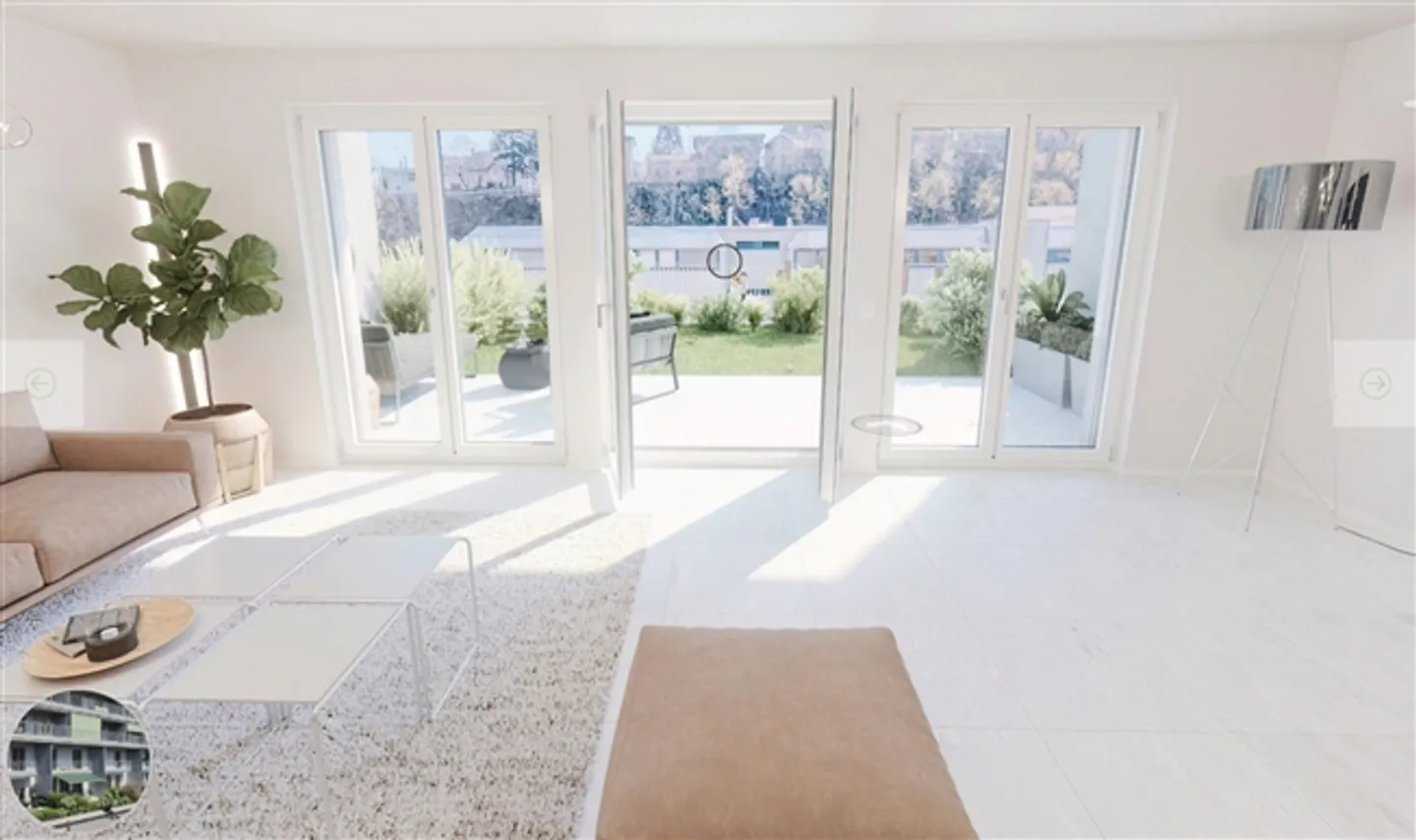 Appartamento duplex straordinario di 3,5 stanze con terrazza e giardino - Foto 1 di 5