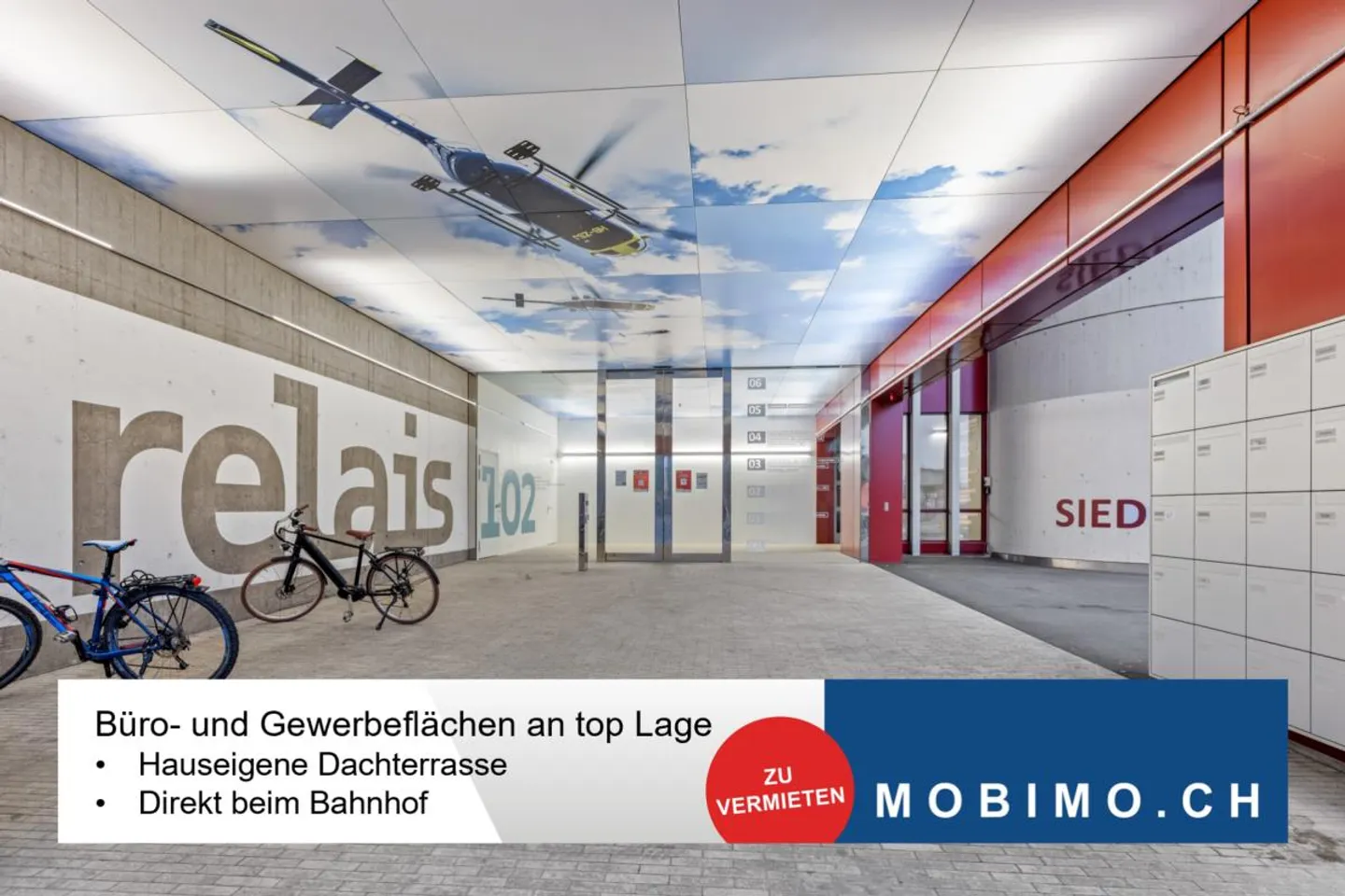 Relais102 - Central Commercial Space at Aarau Train Station - Photo 1 of 6