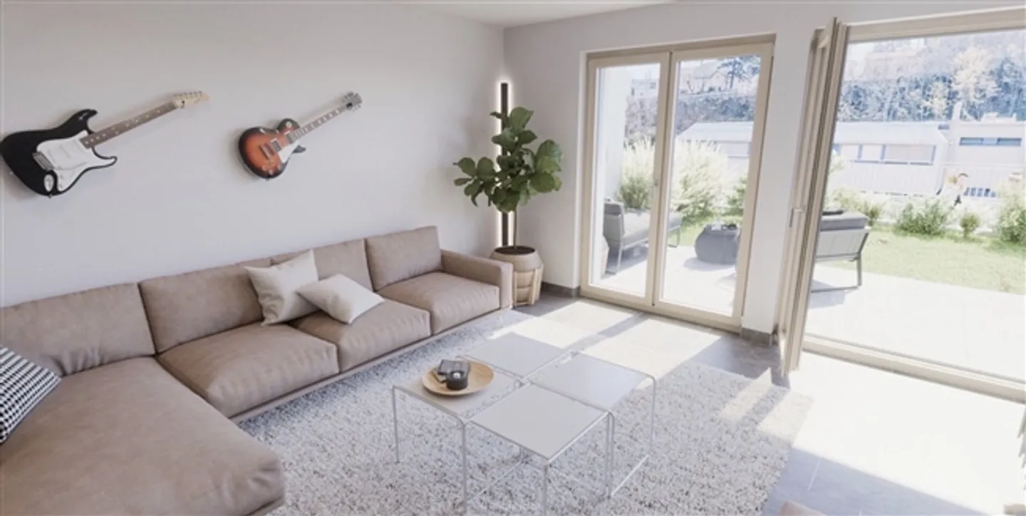 Appartamento duplex straordinario di 3,5 stanze con terrazza e giardino - Foto 2 di 5