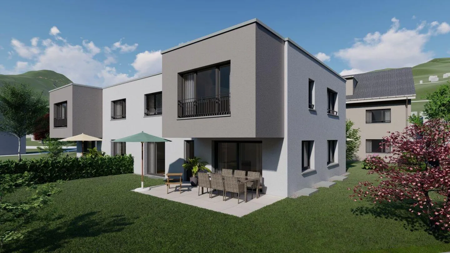 5 1/2-Zimmer Doppeleinfamilienhaus in ländlicher Umgebung - Foto 1 von 9