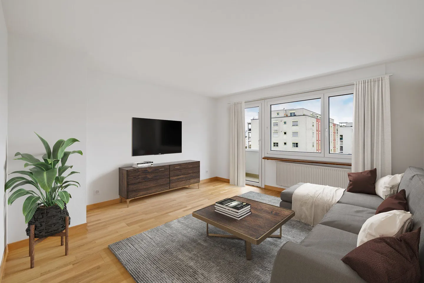 Spacieux appartement de 4.5 pièces avec vue imprenable à Delémont - Photo 4 sur 13