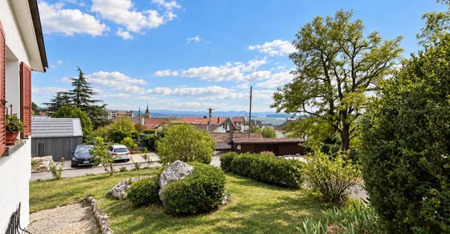 Villa individuelle avec un beau jardin à La Sarraz - Foto 7 von 12