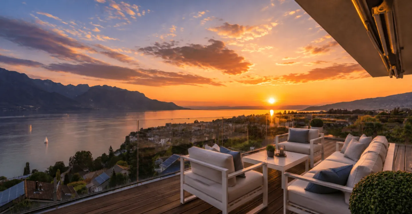 MONTREUX - ATTIQUE EXCEPTIONNEL AVEC VUE PANORAMIQUE - Photo 1 of 11