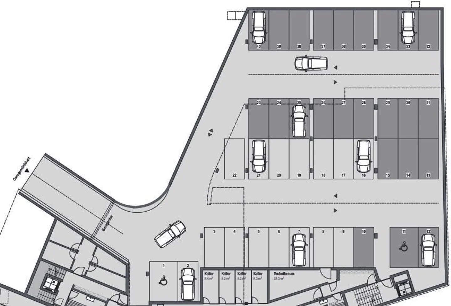 Parkplatz in Matzingen - Foto 2 von 2