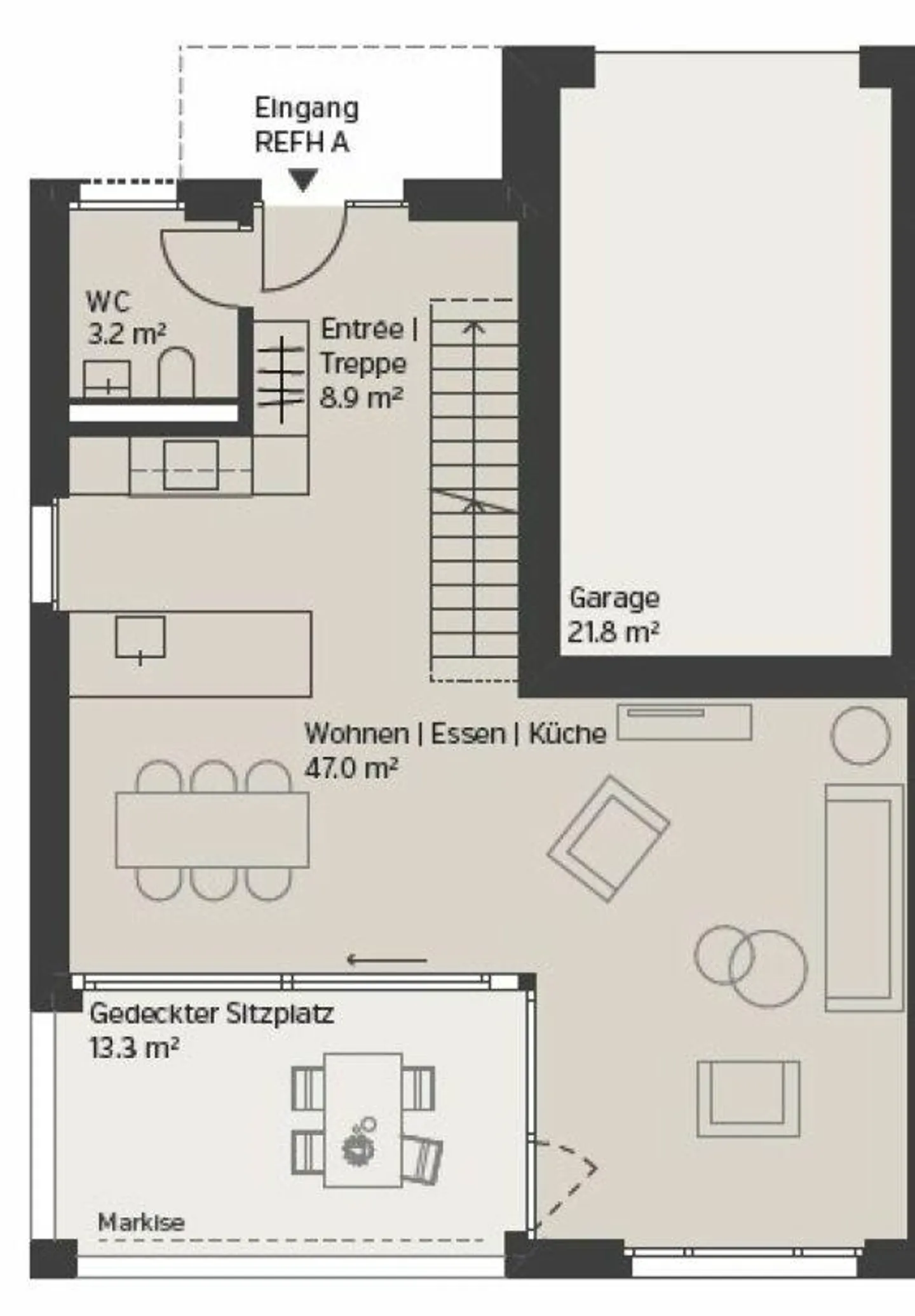 SEMI-DETACHED HOUSE - UNTERDORF MÖNTHAL - Contemporary architecture in the middle of nature - Photo 4 of 6