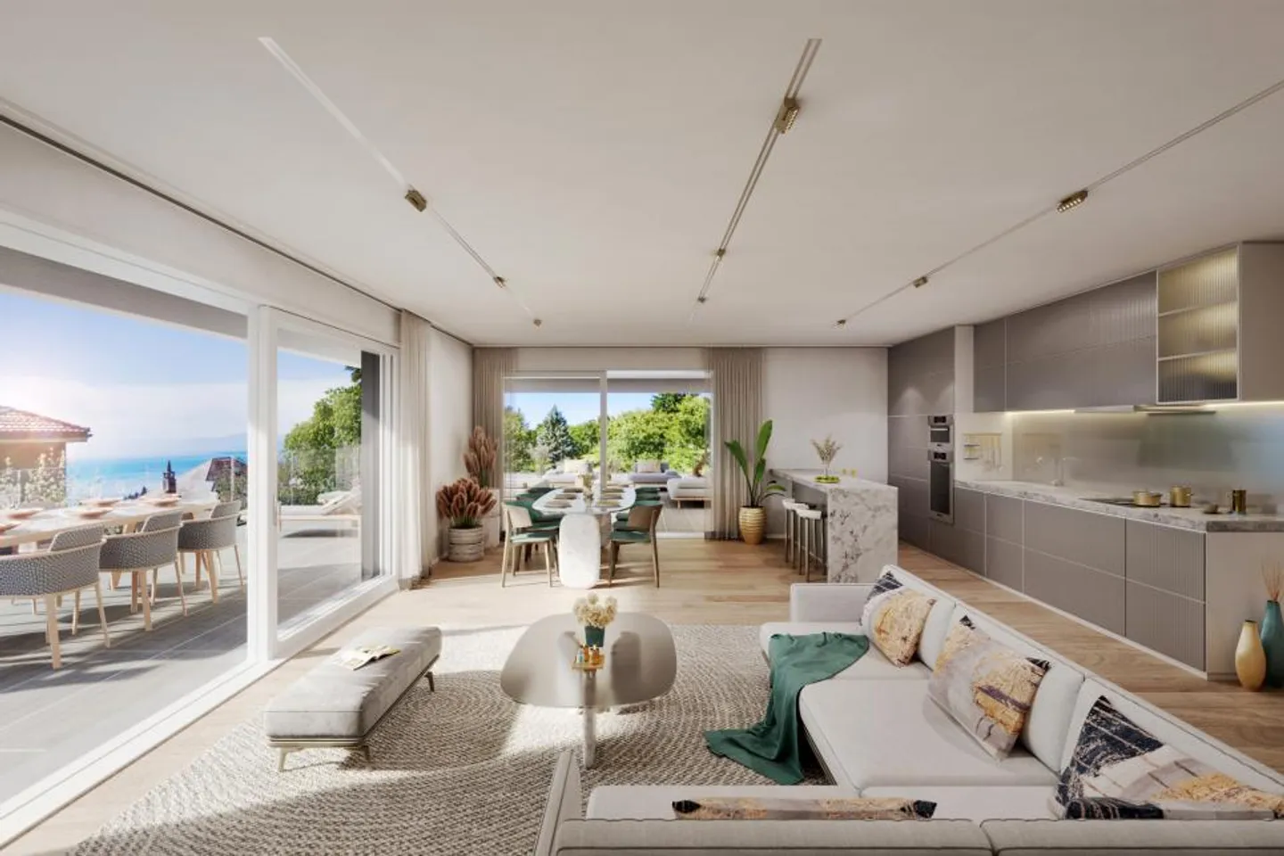 GARDEN LEVEL OF PRESTIGE, QUIET IN LUTRY! - Photo 4 of 5