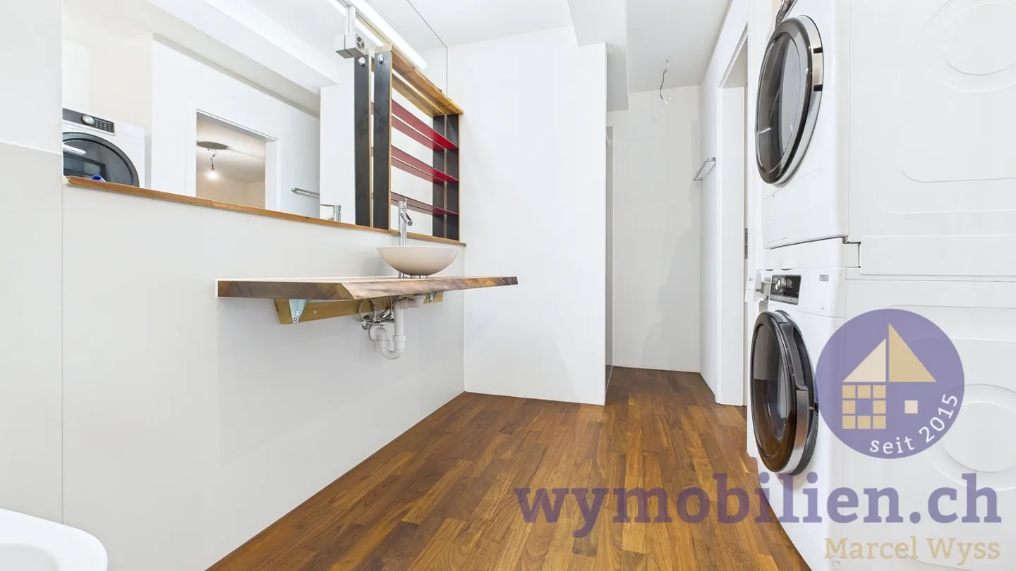 75m² di superficie abitabile, 2 terrazze (52 m²), lavatrice/asciugatrice nell'appartamento - Foto 9 di 11