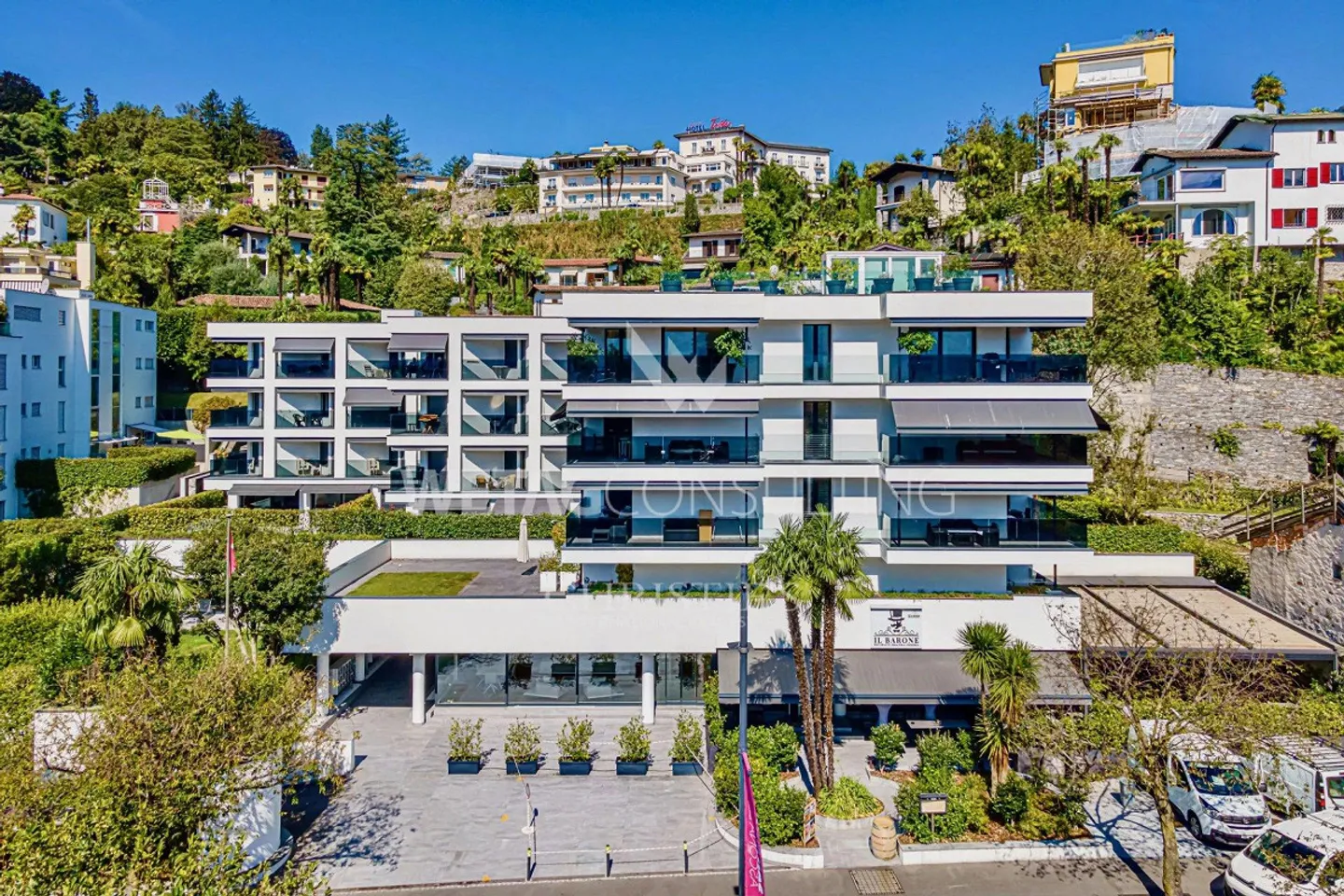 Moderno appartamento per le vacanze con terrazza coperta ad Ascona in vendita - Foto 12 di 12