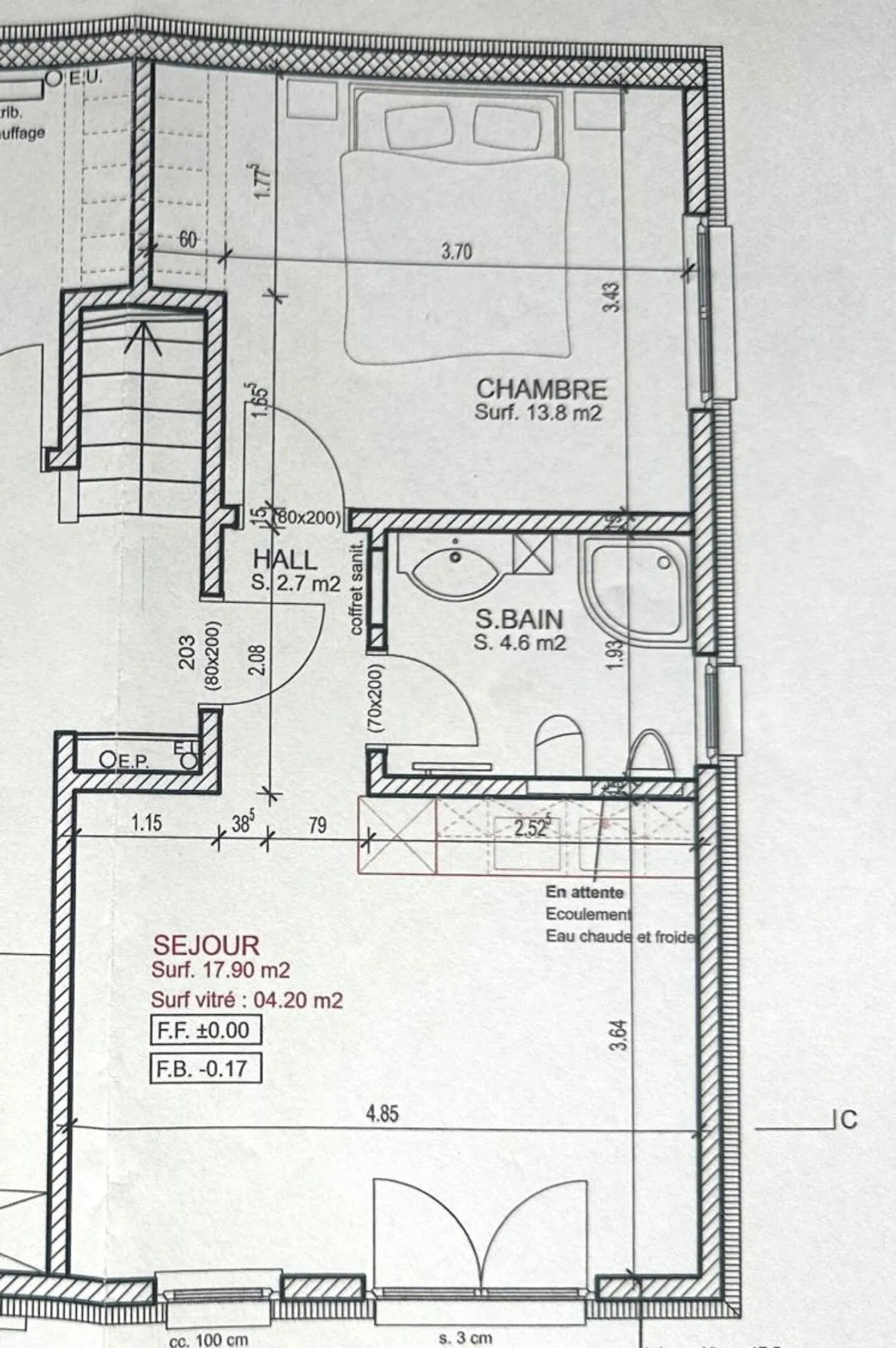 St-Imier, schönes 2.5-Zimmer-Apartment mit Terrasse, Garage, Garten - Foto 10 von 10