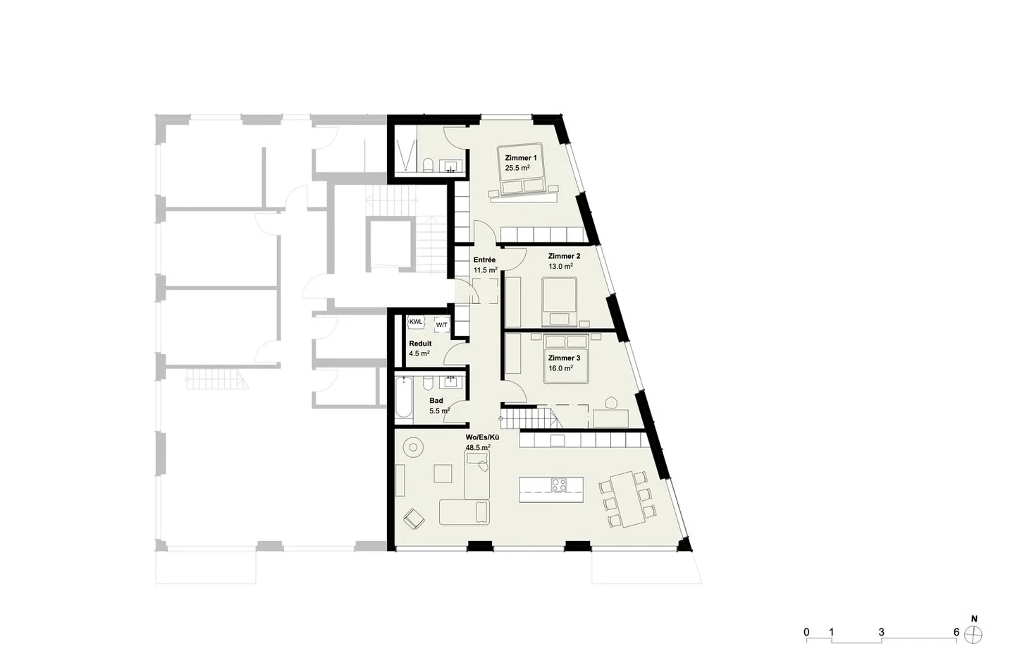 4.5 Room New Attic Apartment with Roof Terrace 4.B - Photo 8 of 12