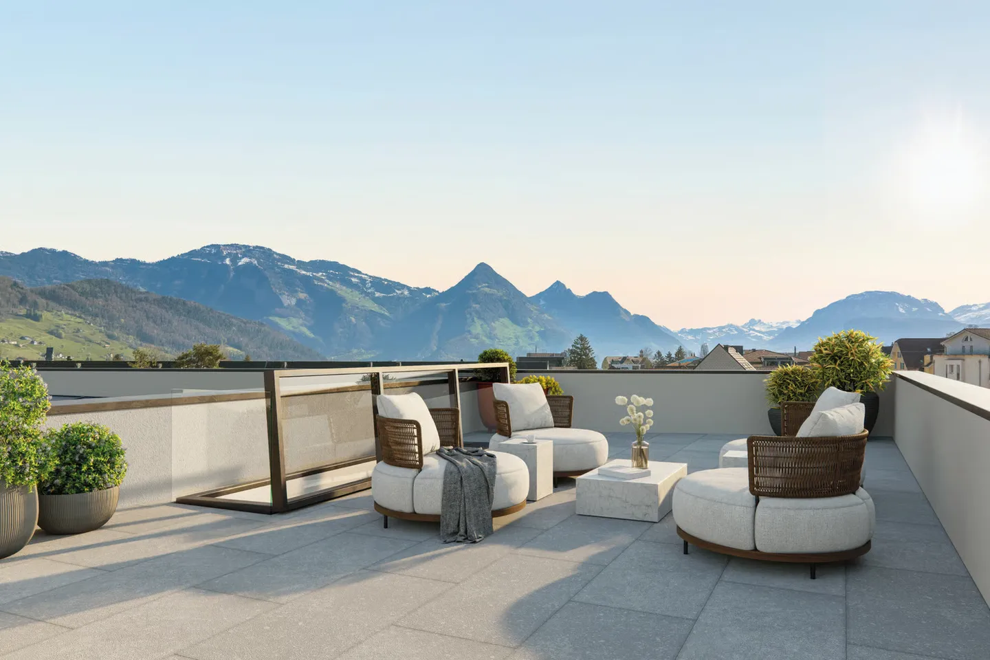 4.5 Room New Attic Apartment with Roof Terrace 4.B - Photo 5 of 12