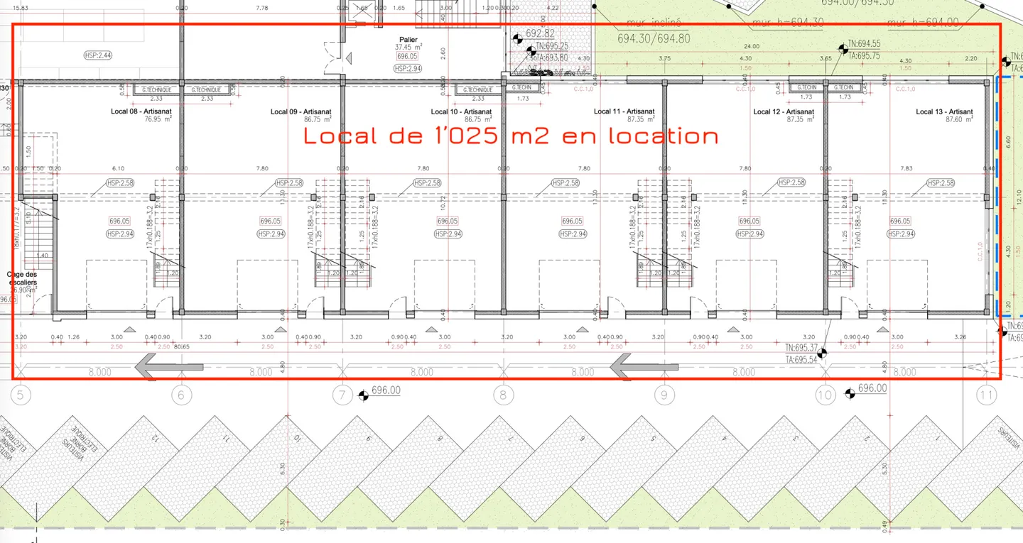 Il tuo nuovo spazio Laboratorio / Produzione / Ufficio - da 310 m2 a 1'000 m2 - Foto 3 di 8