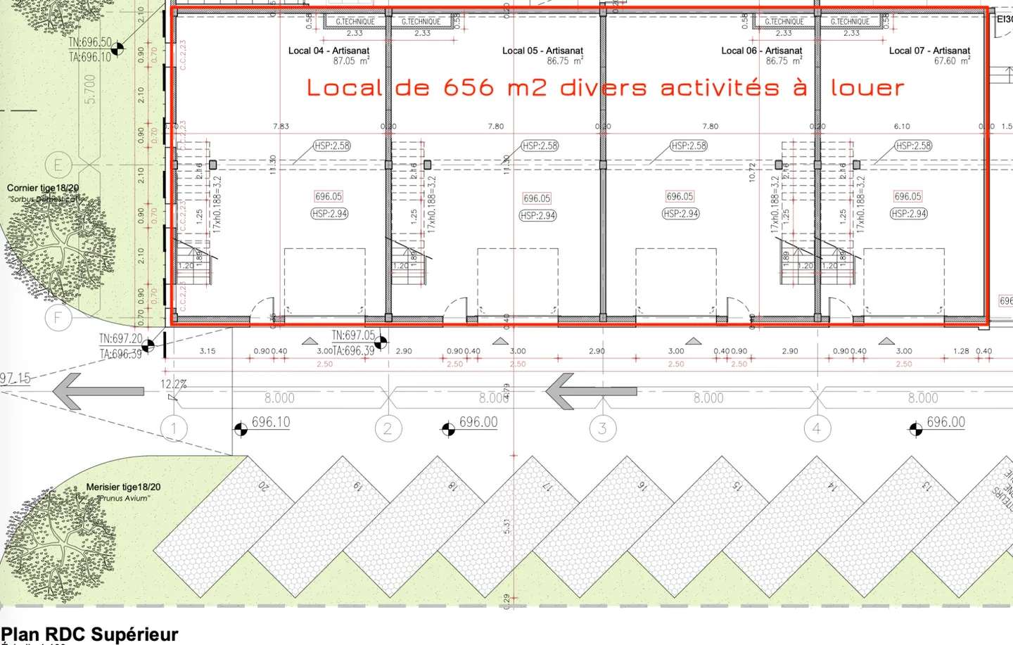 Il tuo nuovo spazio Laboratorio / Produzione / Ufficio - da 310 m2 a 1'000 m2 - Foto 2 di 8