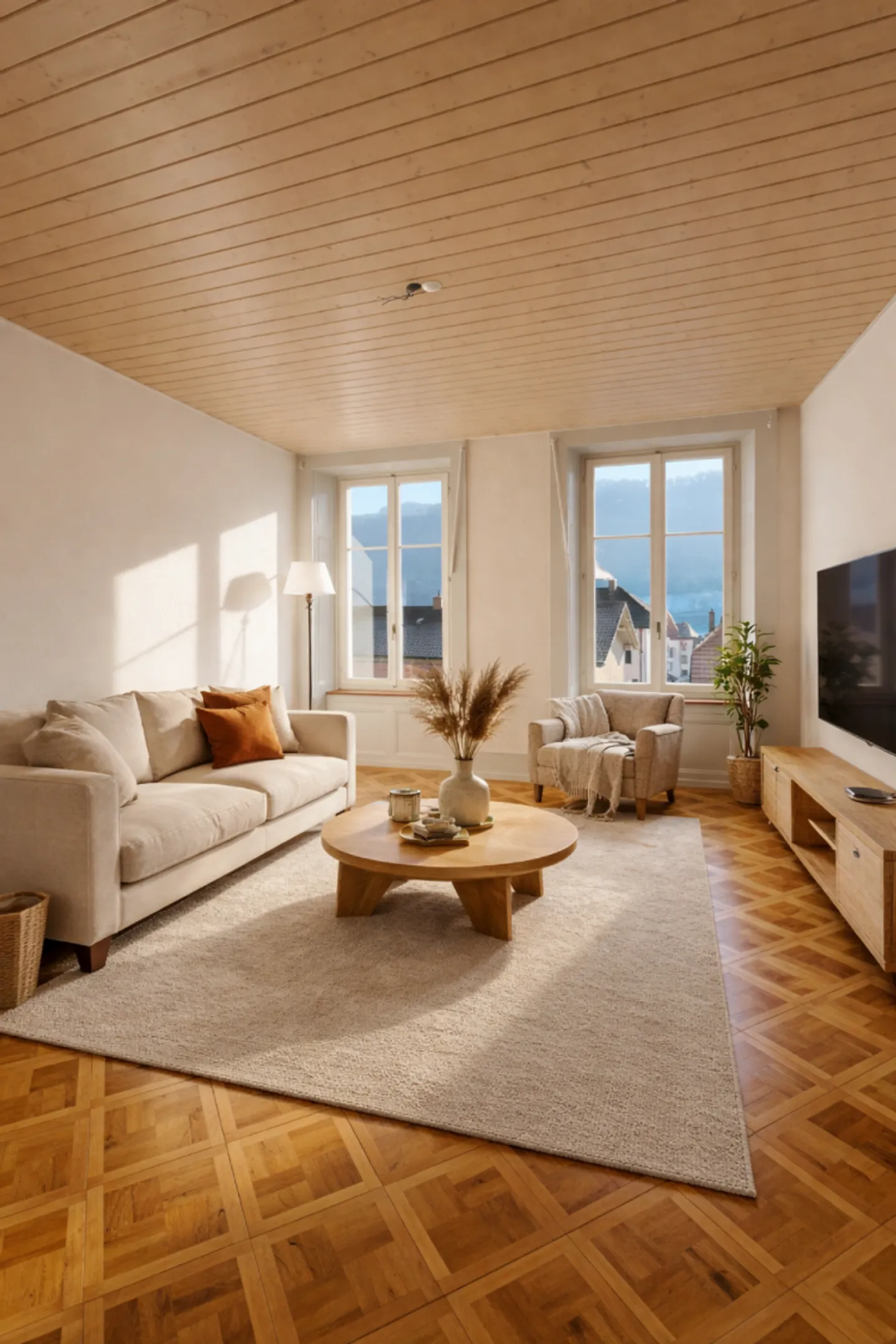 Sankt-Imier, beautiful 3-room apartment with equipped kitchen - Photo 1 of 6