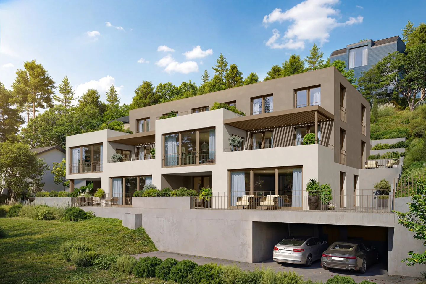 Modernes Attika-Wohnung in Seon - Foto 9 von 11