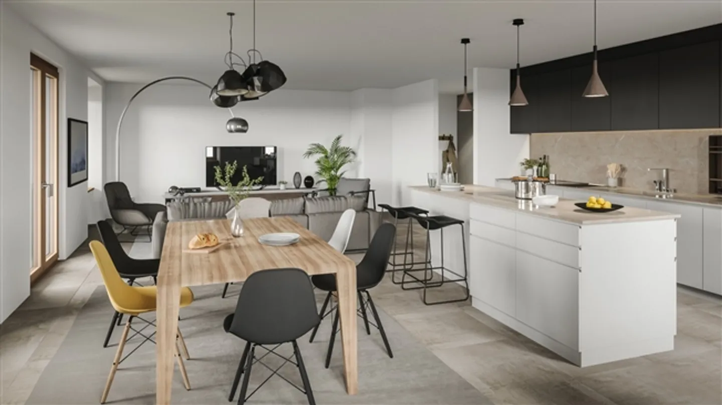 Bright and spacious 5.5-room apartment with large balcony and evening sun - Photo 3 of 6