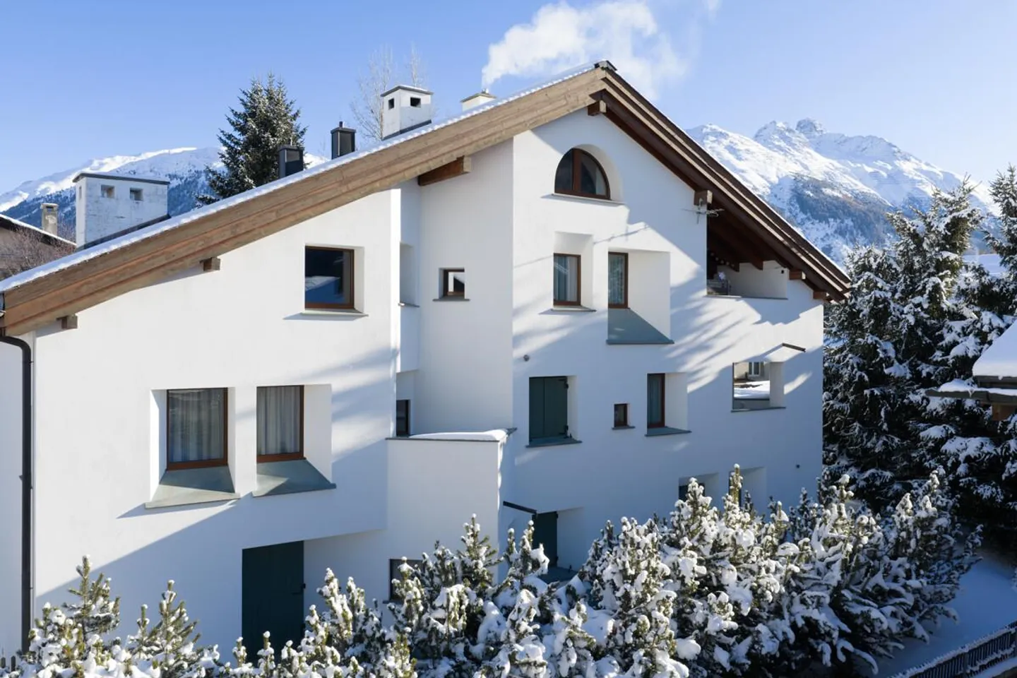 Celerina: Ruhige Ferienwohnung mit Balkon und Nähe zur Natur - Foto 5 von 5