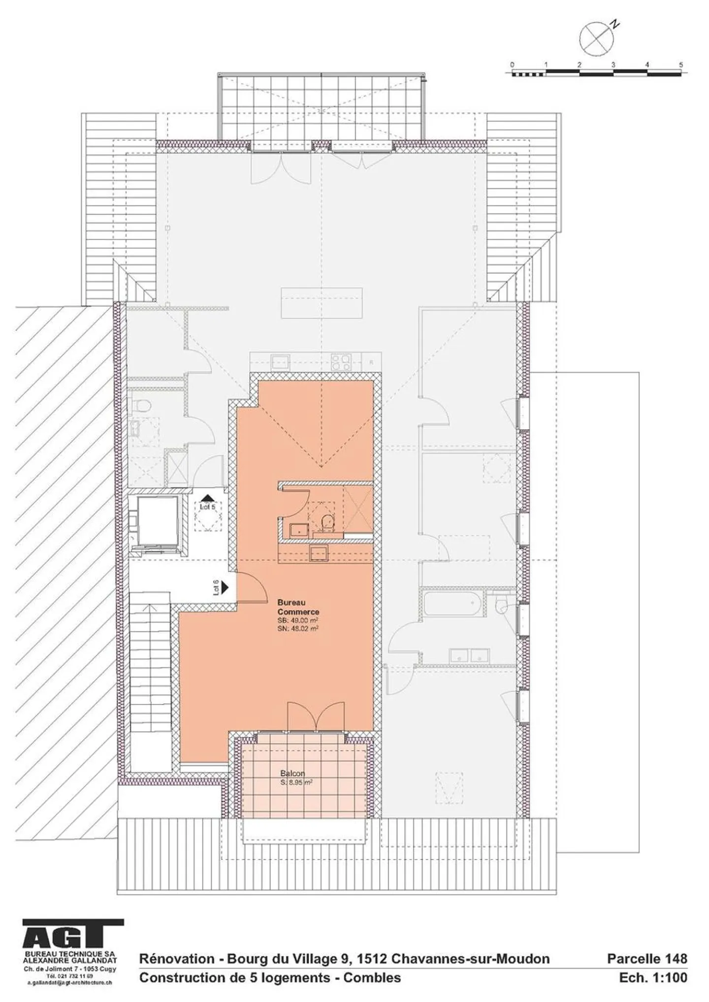 In affitto superficie per un ufficio, Chavannes-sur-Moudon - Foto 5 di 10