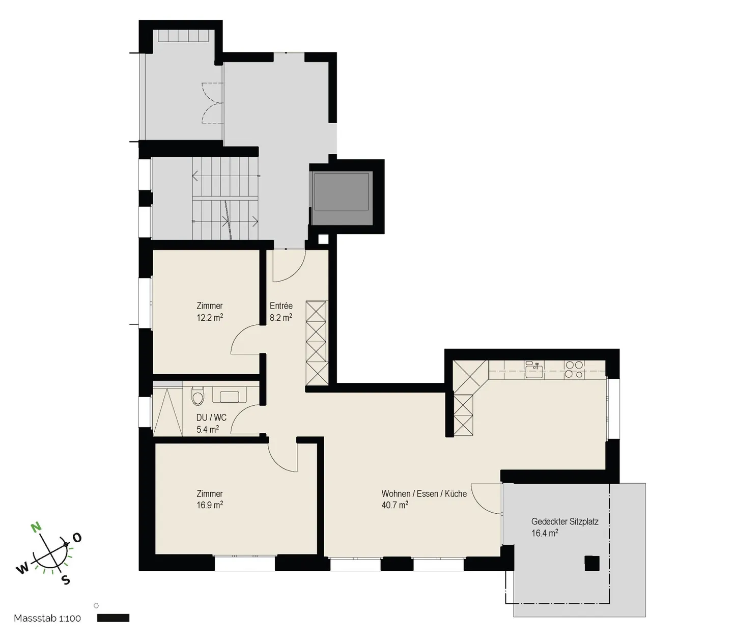 Appartement moderne avec coin salon - Photo 9 sur 9