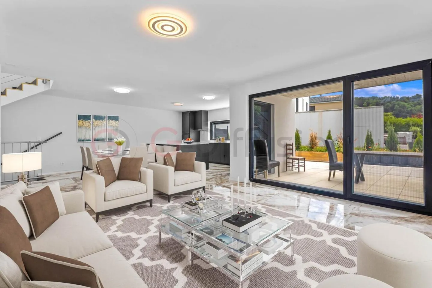 Villa Mitoyenne Moderne - Photo 3 sur 11