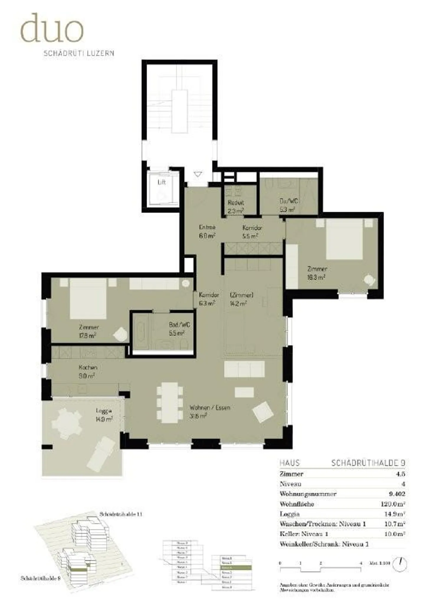 Luxuswohnung in Luzern - Foto 7 von 7