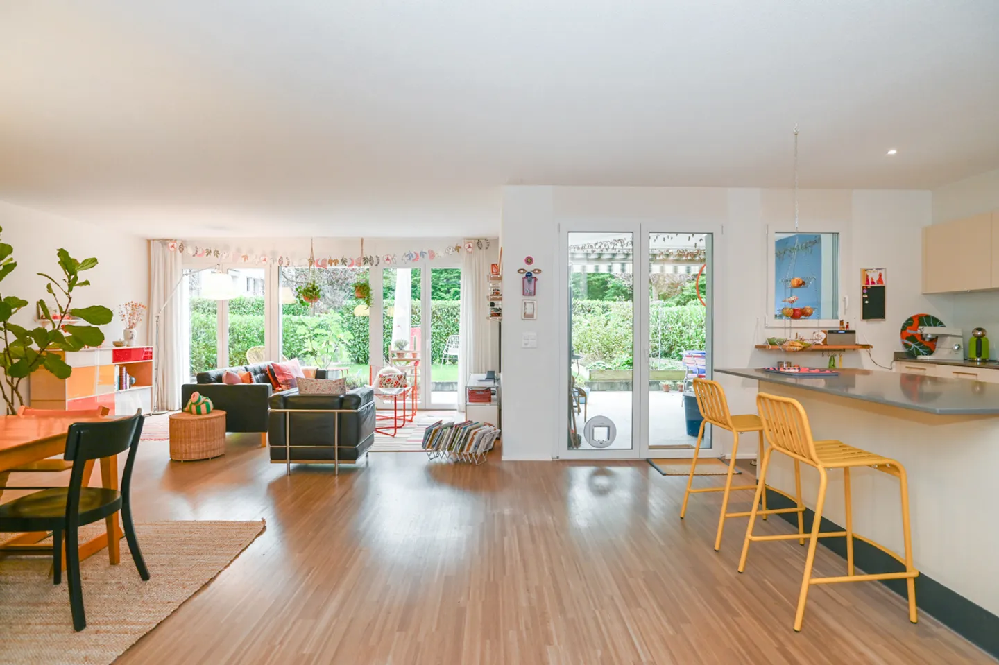 Geräumige Gartenwohnung in Buchs - Foto 1 von 10