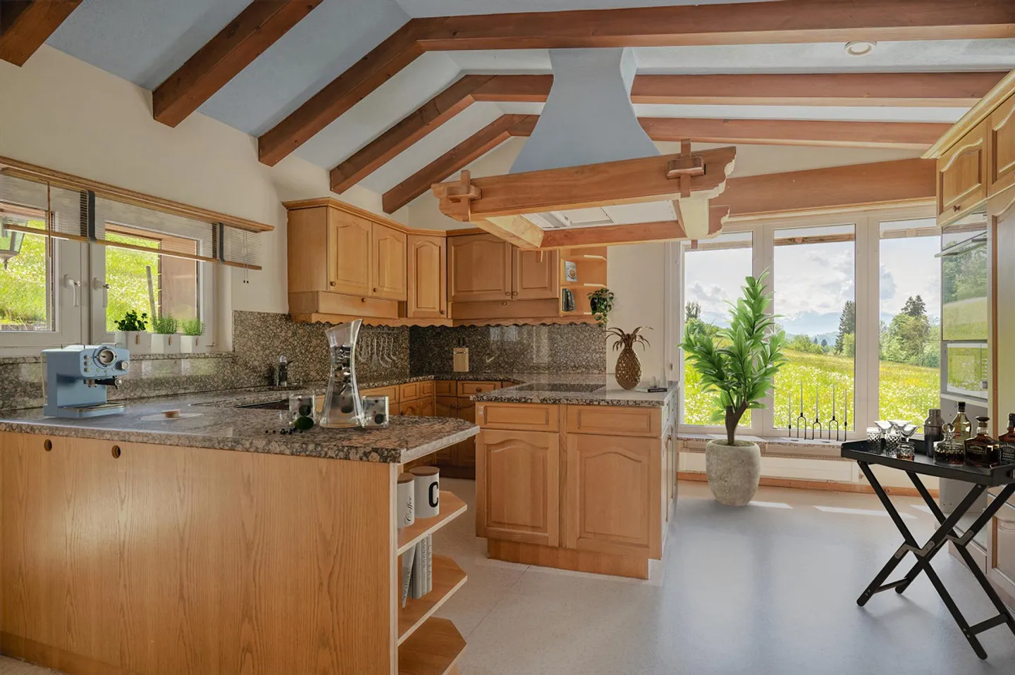 Country House Idyl with 3,874 m² of Land, Large Natural Pond and Alpine View - Photo 13 of 25