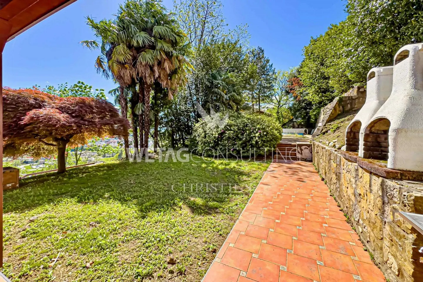 Lugano-Canobbio: villa in vendita con piscina e vista sul lago di Lugano... - Foto 12 di 13