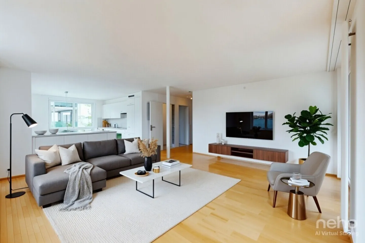 Appartement 4.5 pièces avec un environnement de vie lumineux et un balcon de 25 m2 - Photo 1 sur 13