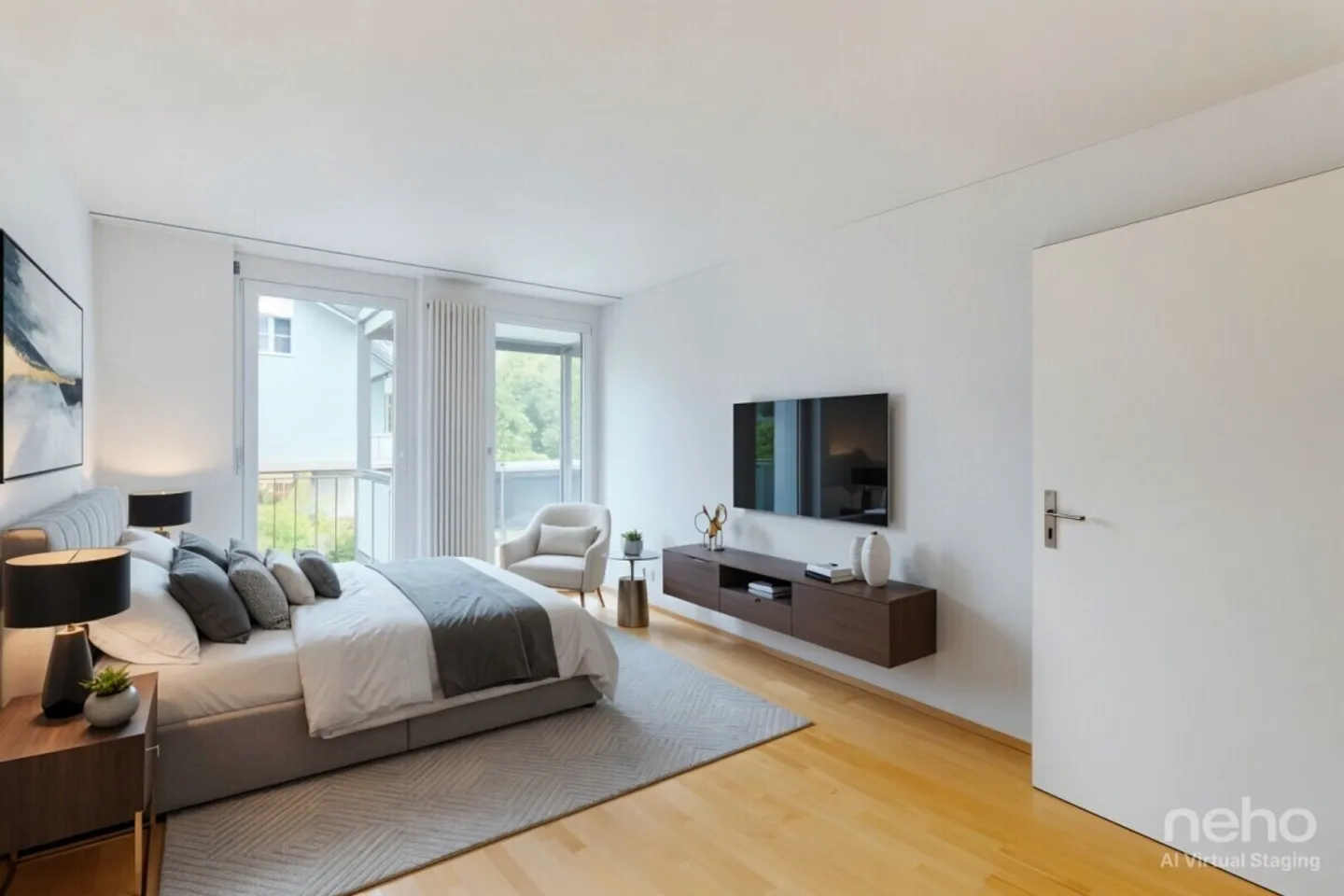 Appartement 4.5 pièces avec un environnement de vie lumineux et un balcon de 25 m2 - Photo 7 sur 13