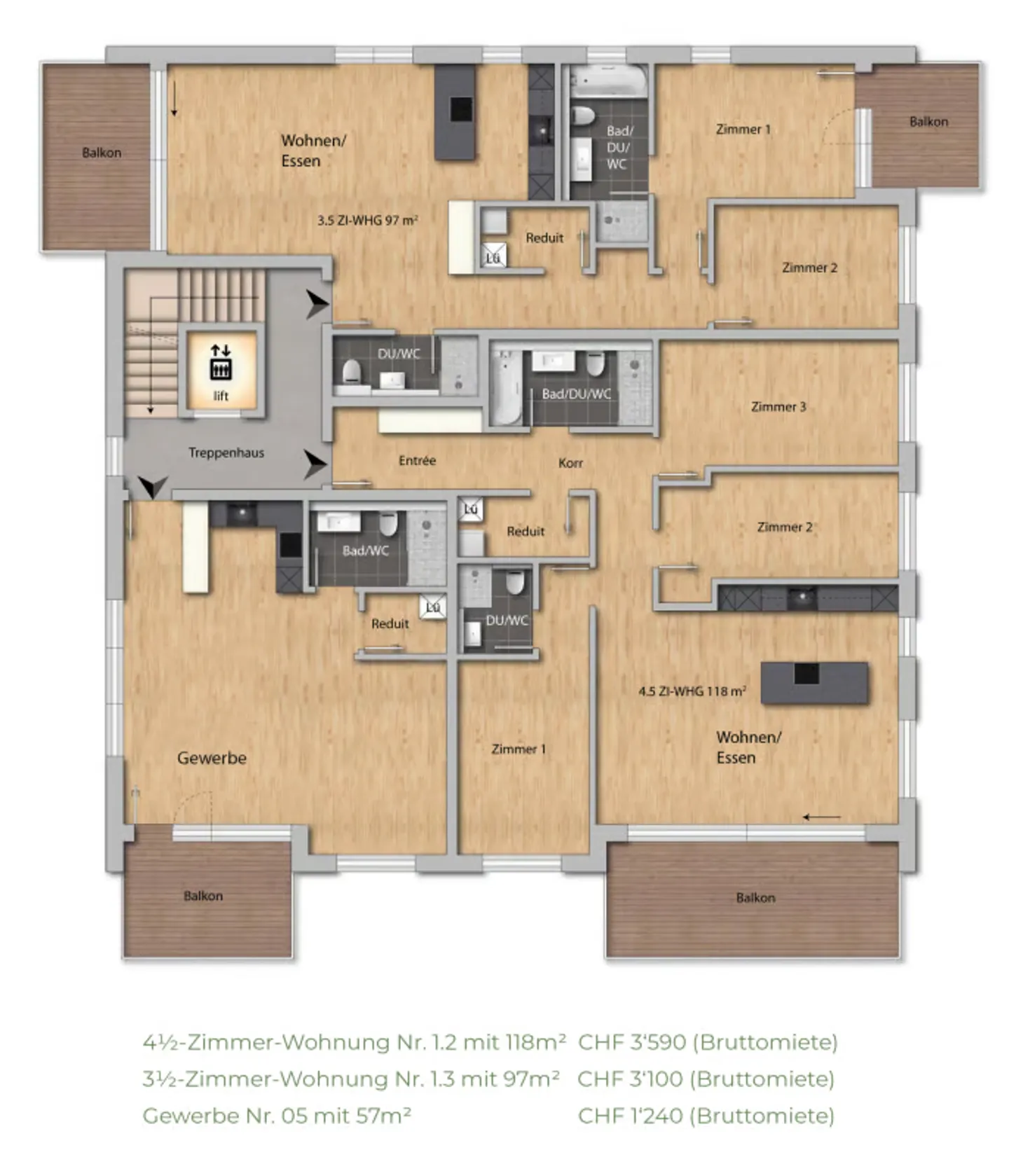 Améliorez votre vie ! Appartement 3½ pièces avec haut standard et de nombreux extras - Photo 7 sur 9