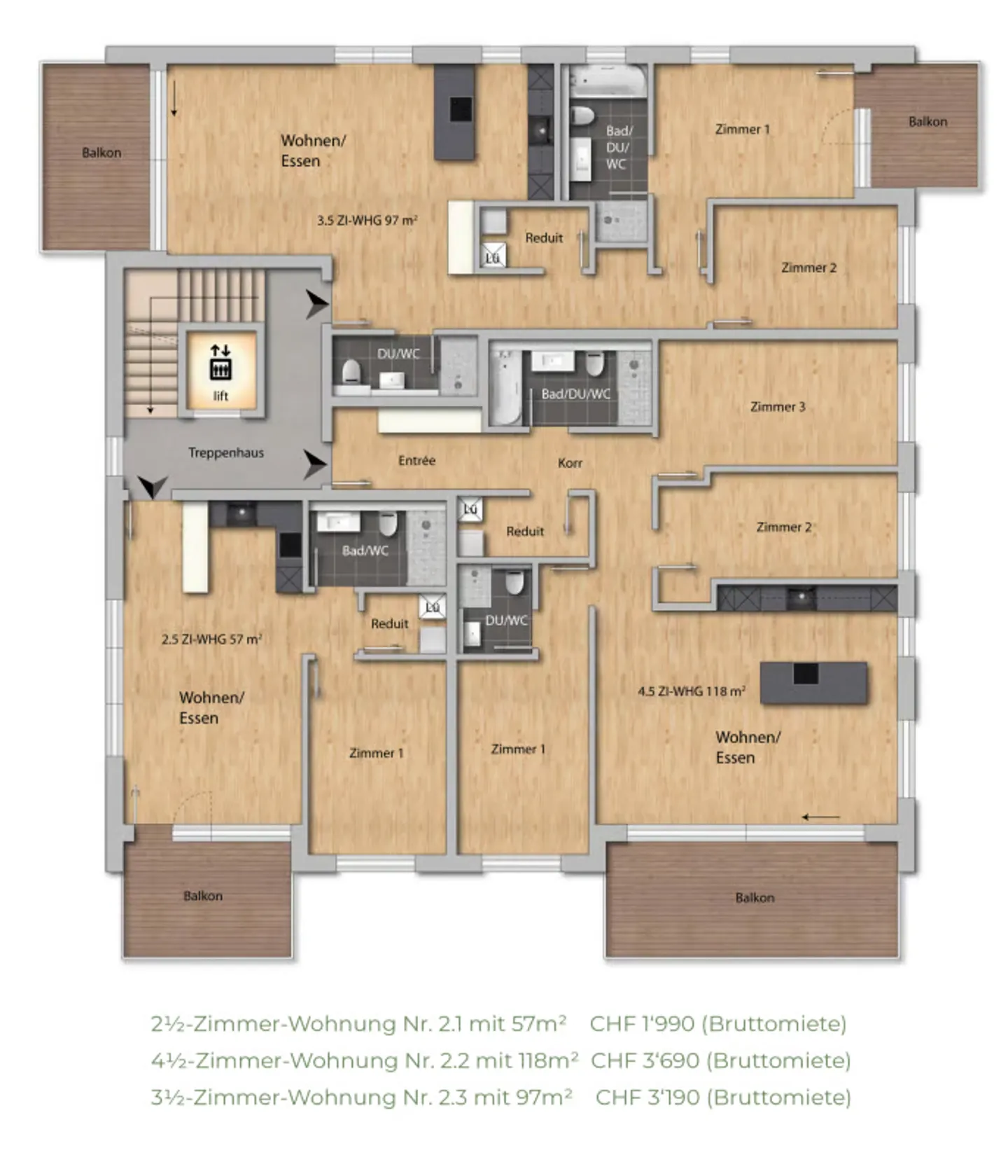 Améliorez votre vie ! Appartement 3½ pièces avec haut standard et de nombreux extras - Photo 8 sur 9