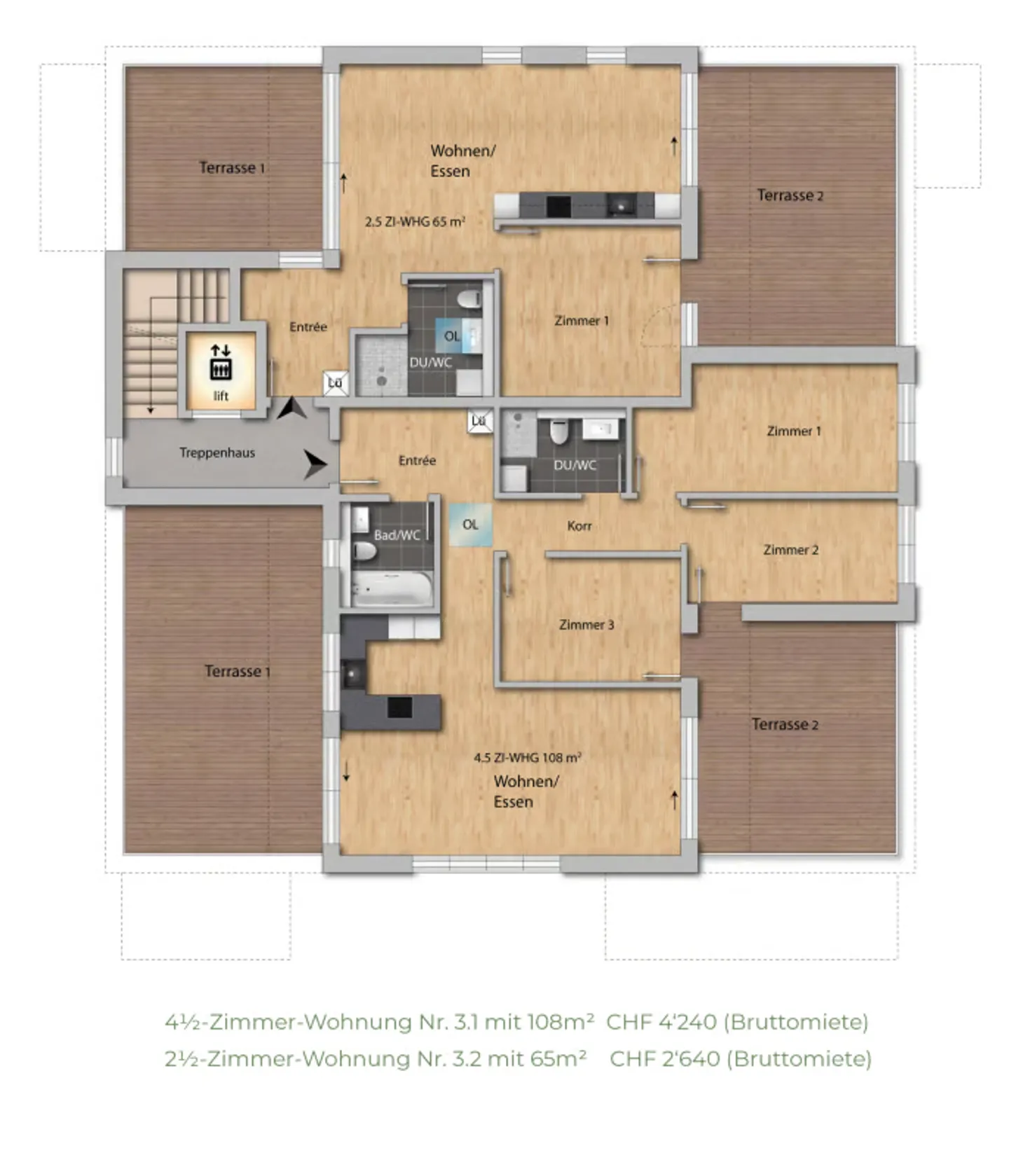 Améliorez votre vie ! Appartement 3½ pièces avec haut standard et de nombreux extras - Photo 9 sur 9