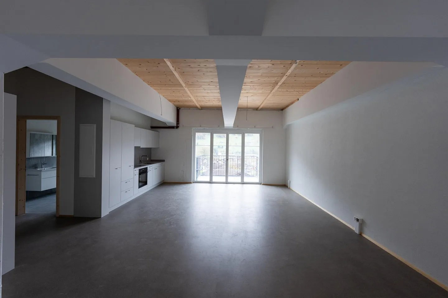 Appartement en loft / 2,5 pièces, 76 m2, dans la Mühle Grüsch - Photo 2 sur 7