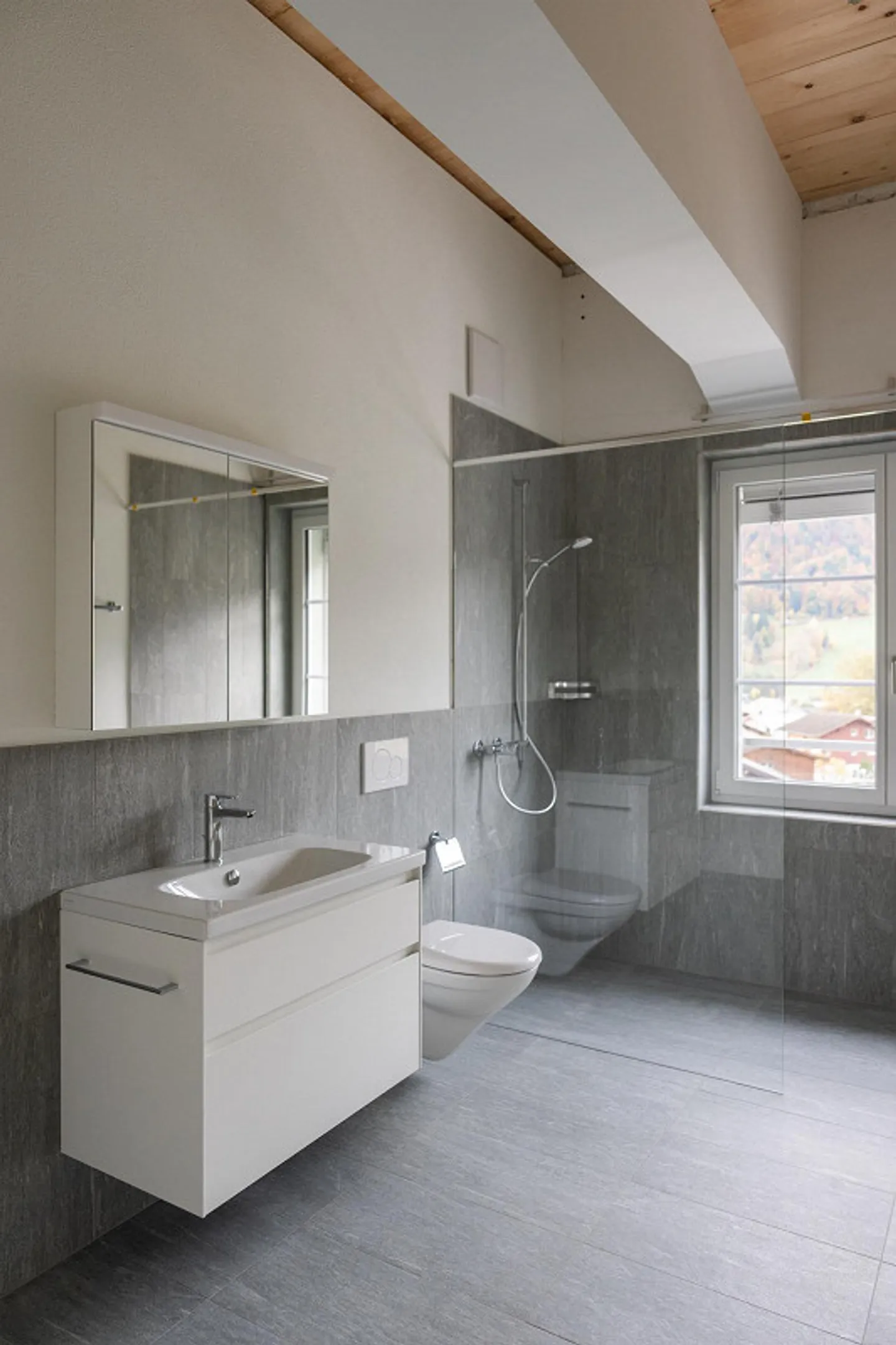 Appartement en loft / 2,5 pièces, 76 m2, dans la Mühle Grüsch - Photo 3 sur 7