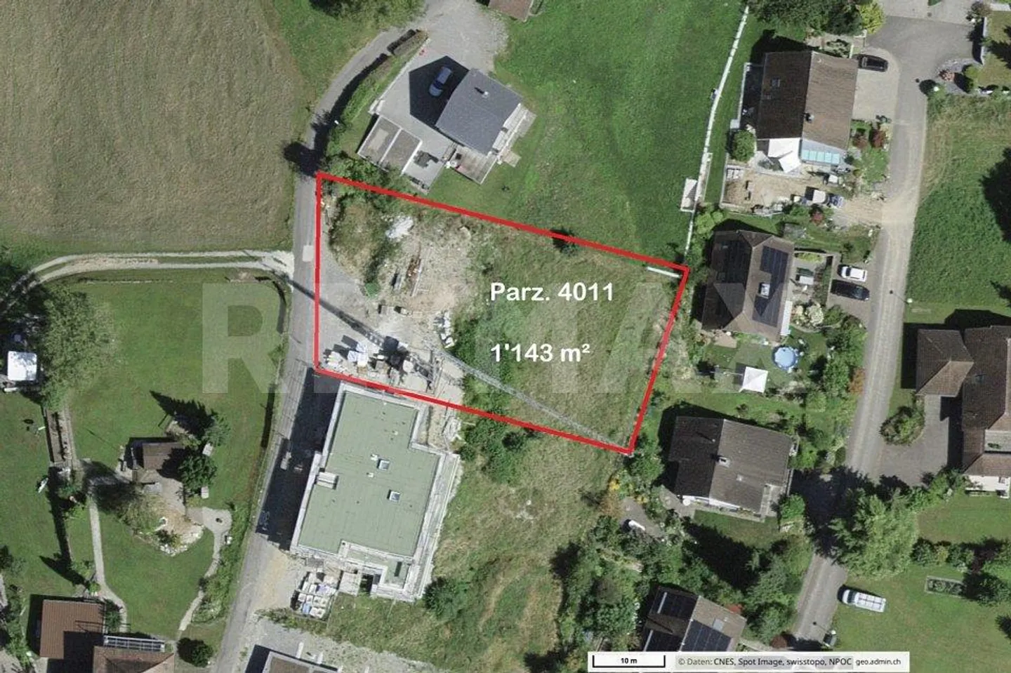 Building Land 1,143 m², Near A1 and Lenzburg, Sloped Location with a View - Photo 4 of 9