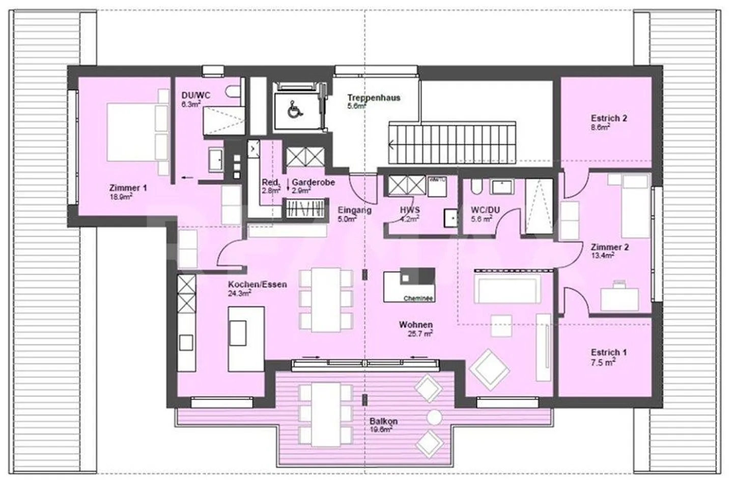 Hier entstehen wahre Wohn-Bijous: 3.5-Zimmer-Dachwohnung in Neubau in Brienz - Foto 1 von 13