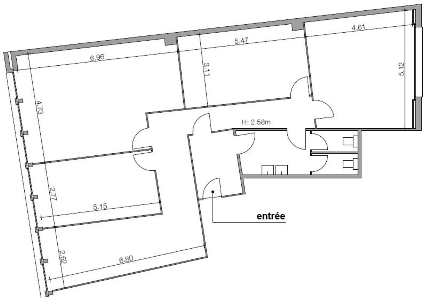 Espace administratif d'environ 128 m2 à louer dans un emplacement idéal à Fribourg - Photo 9 sur 9