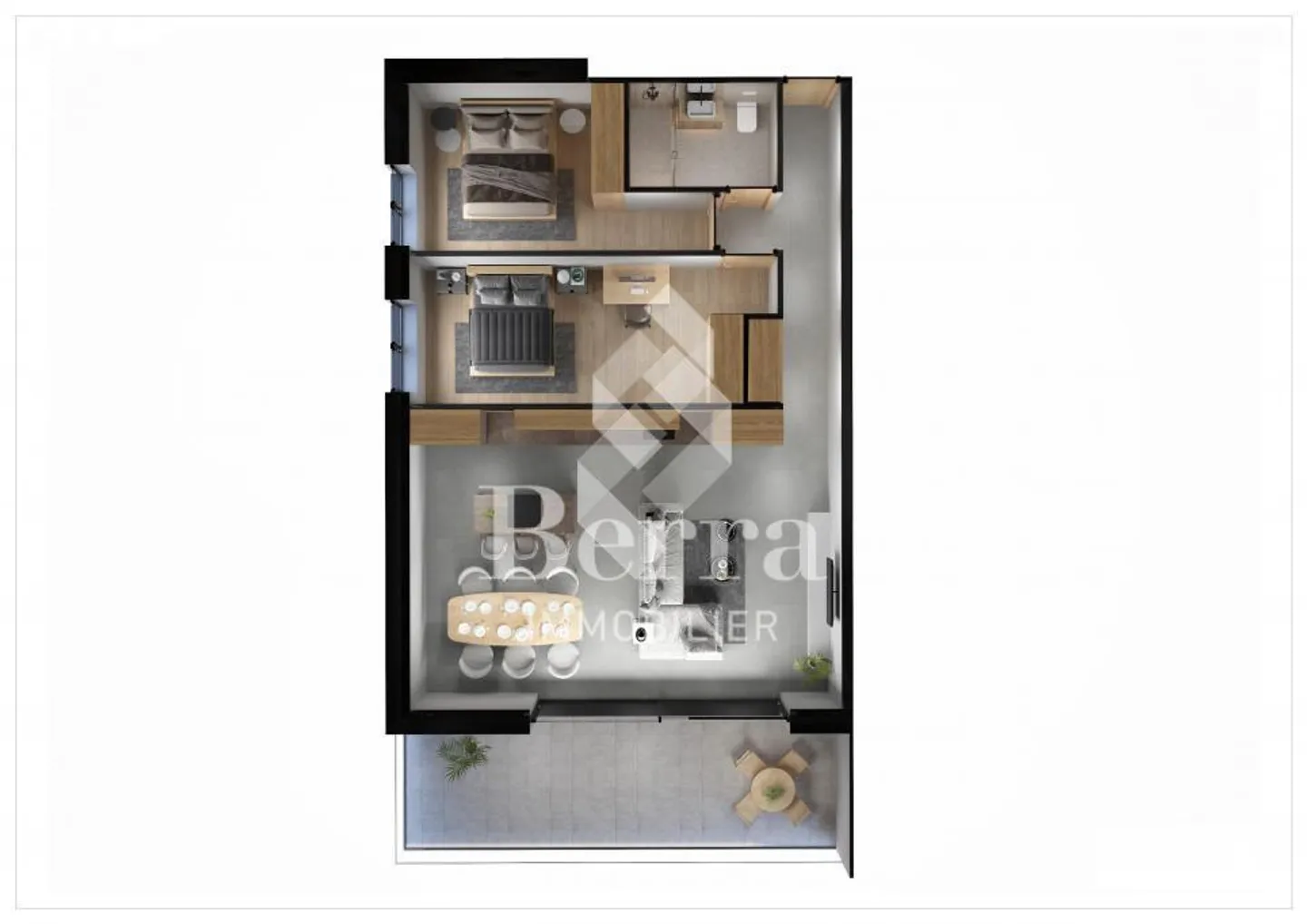 New 3.5 room apartments in primary residence in Montana village - Photo 4 of 15