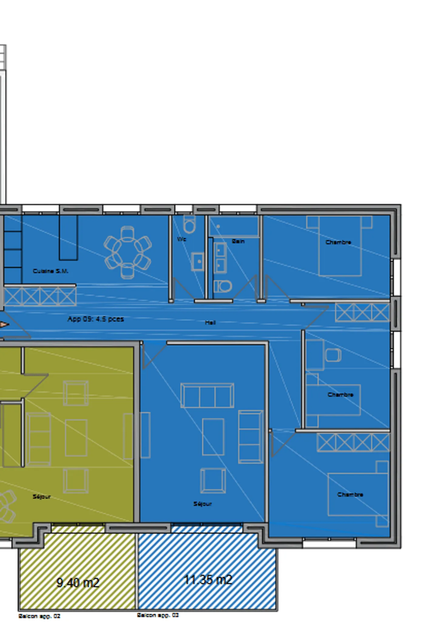 Zu verkaufen in Farvagny - Wunderschöne 4,5-Zimmer-Wohnung - Foto 8 von 8