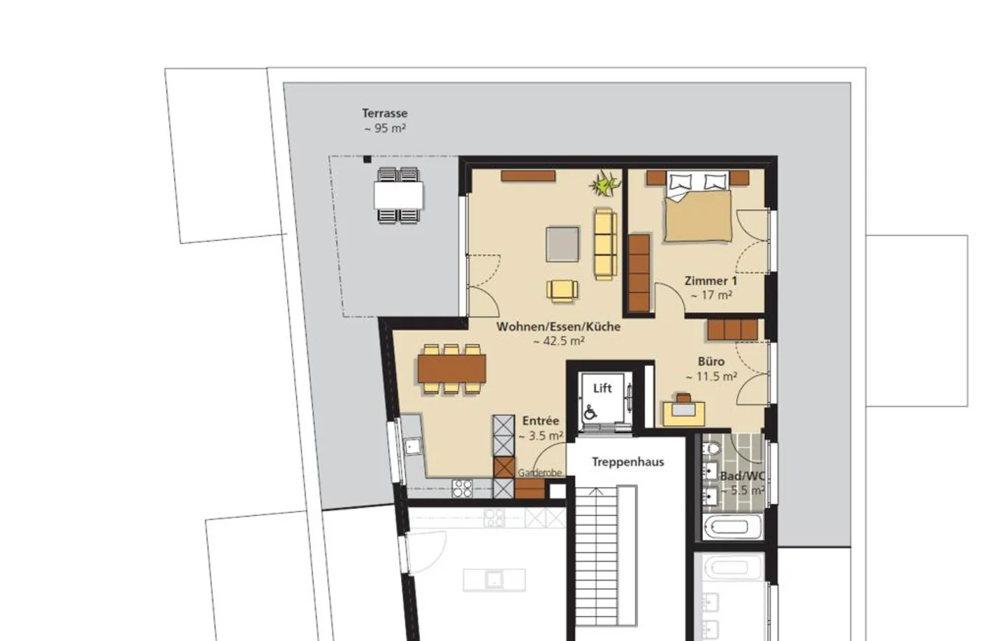 92 m2 grande terrasse - un petit morceau de bonheur - Photo 10 sur 10