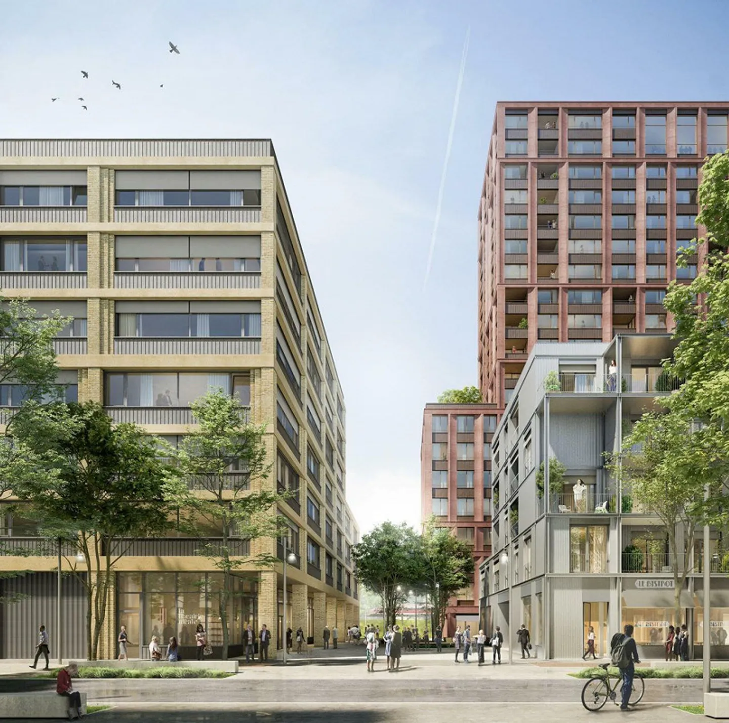 Büros zur Miete im Öko-Viertel Central Malley - Foto 1 von 5