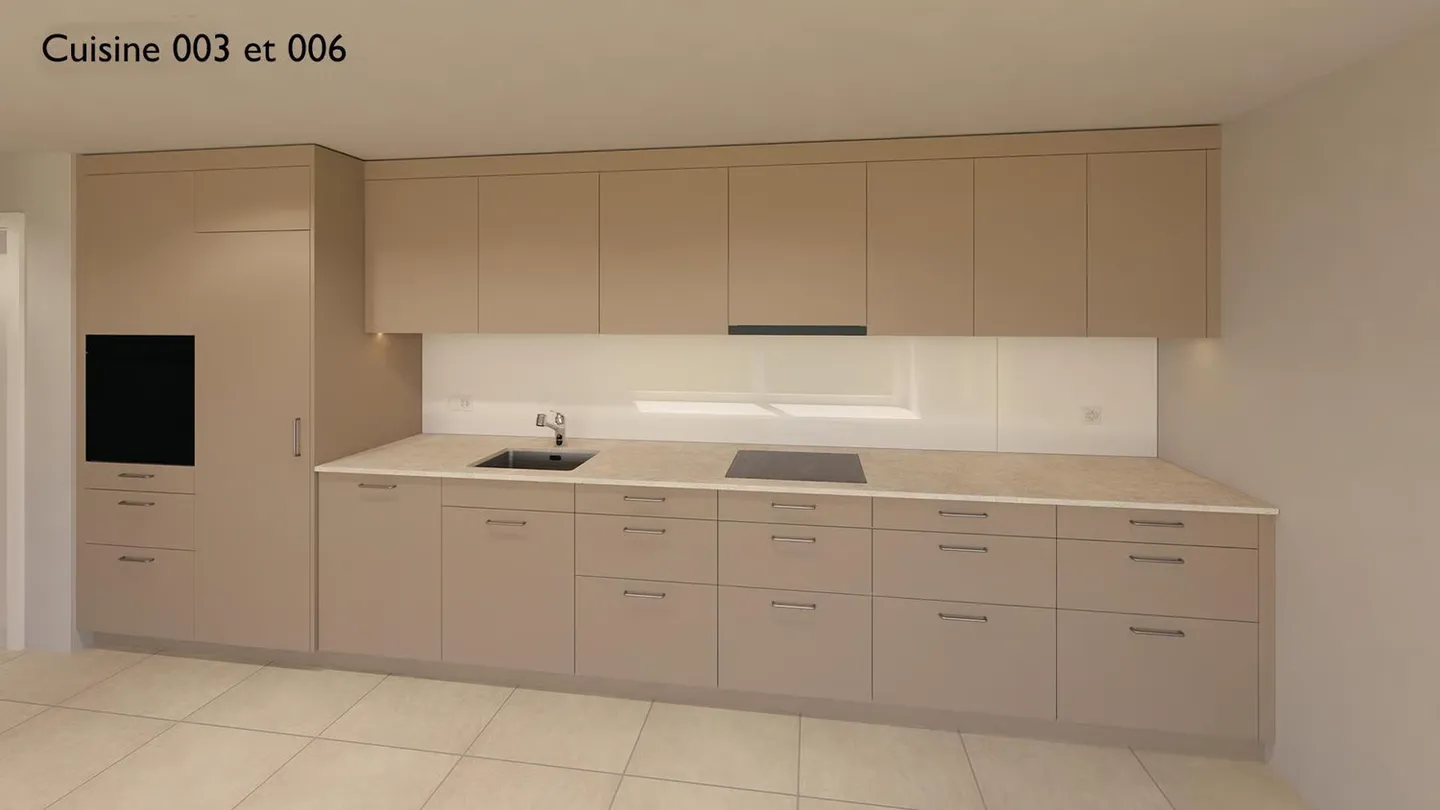 Spacious 5.5 rooms with covered balcony facing southwest - Photo 6 of 13