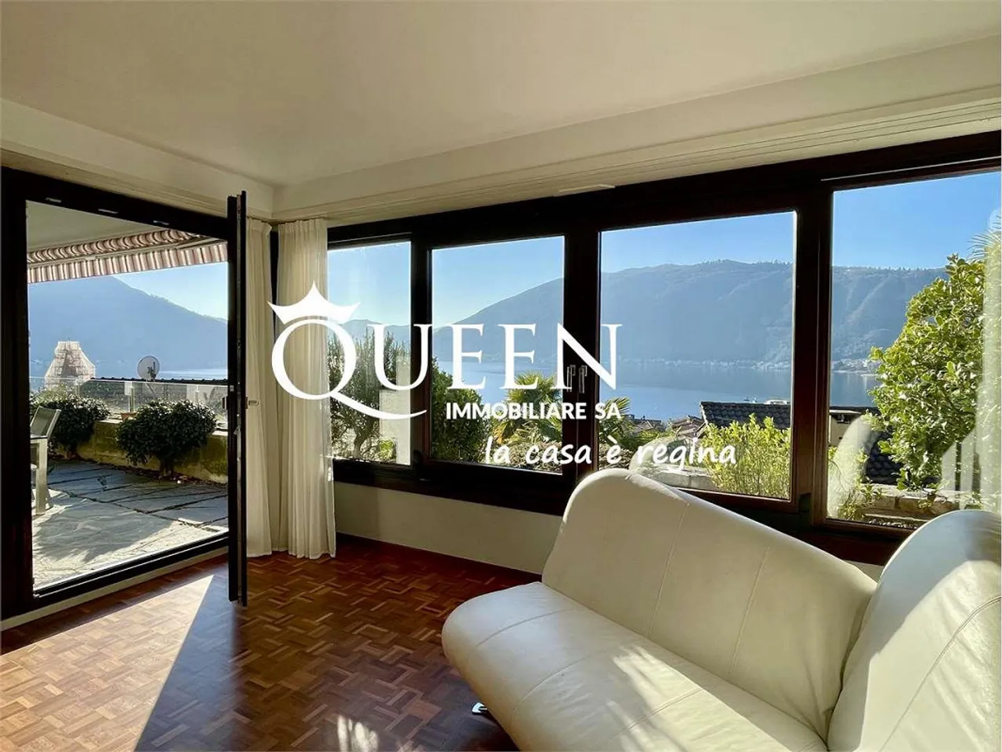 Bissone: 4.5-Room Apartment, 150 m², Lake View, Garden, Portico - Photo 2 of 12