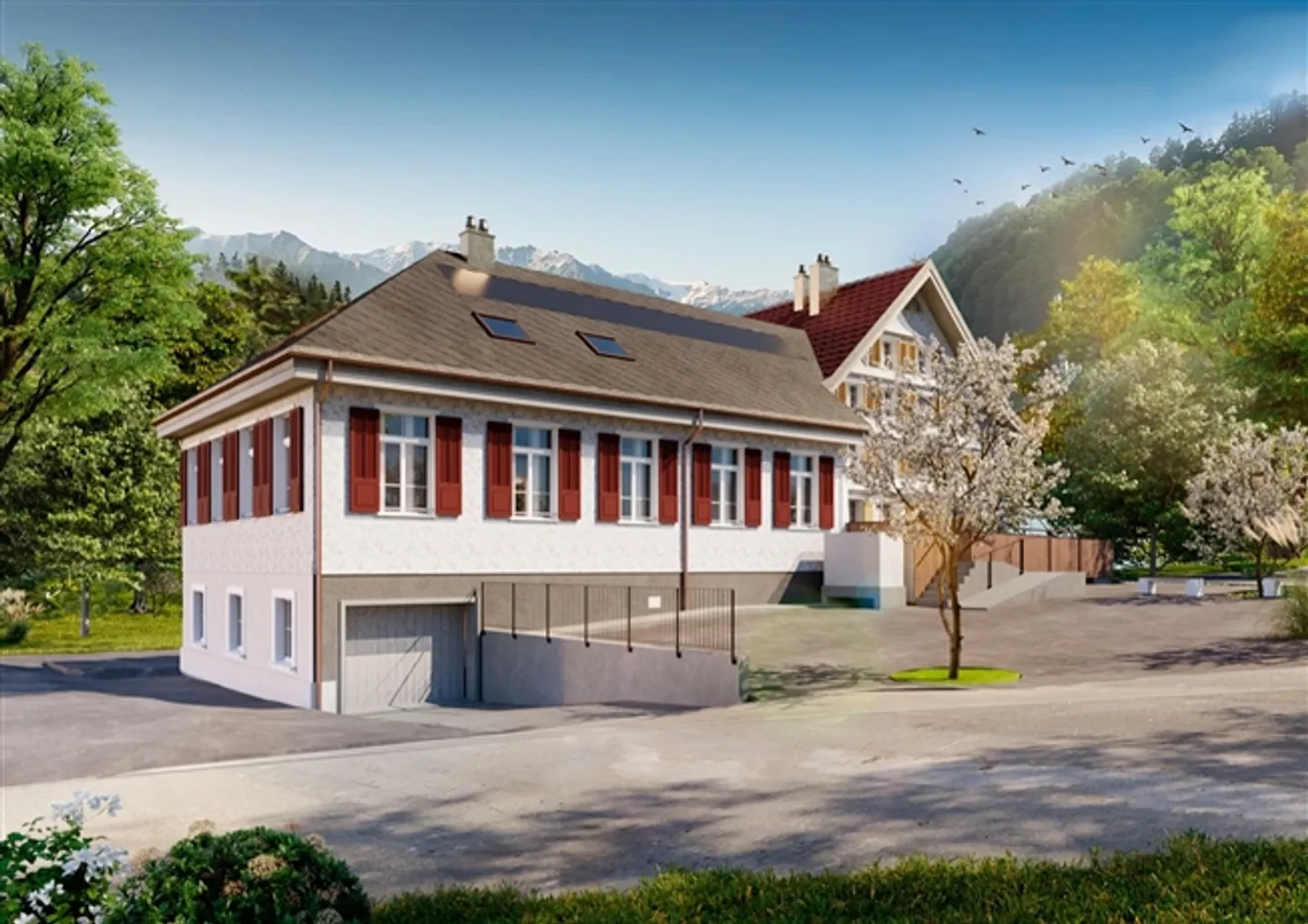 4-room loft apartment on the ground floor with large terrace in Krummenau for sale - Photo 6 of 7