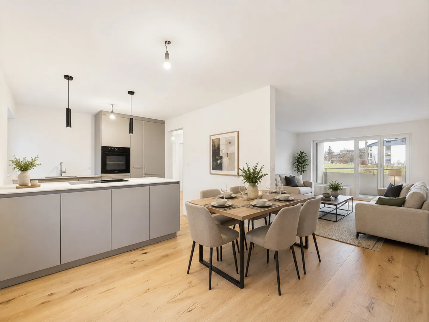 Appartamento 3.5 locali appena ristrutturato con balcone a Wittenbach - Foto 1 di 11