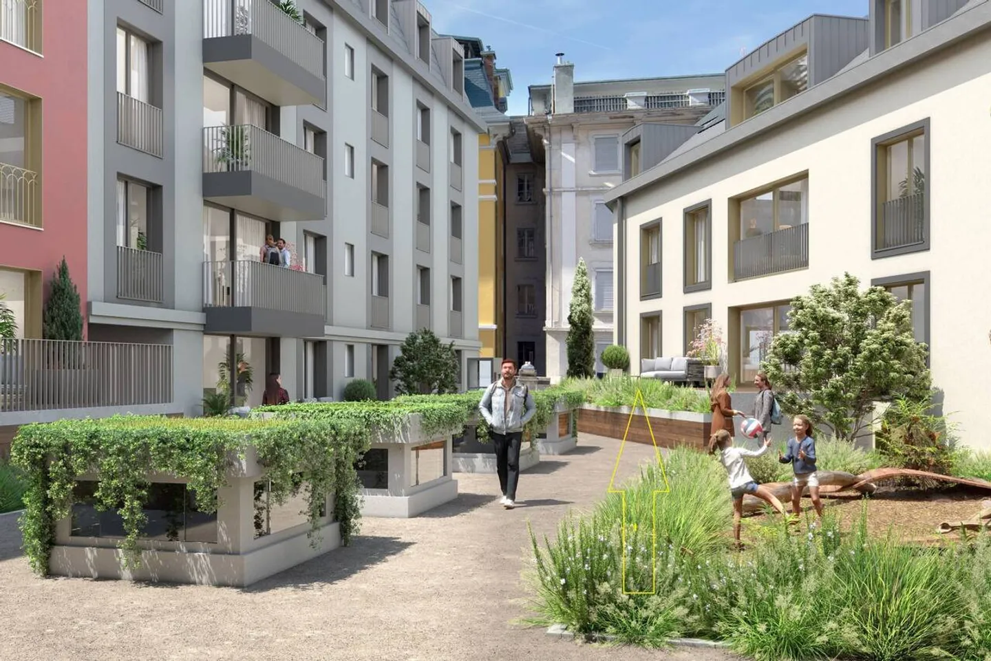 SUPERBES 4.5 Zimmer Neubau von 99 m2 mit Balkon und Terrasse - Foto 5 von 10