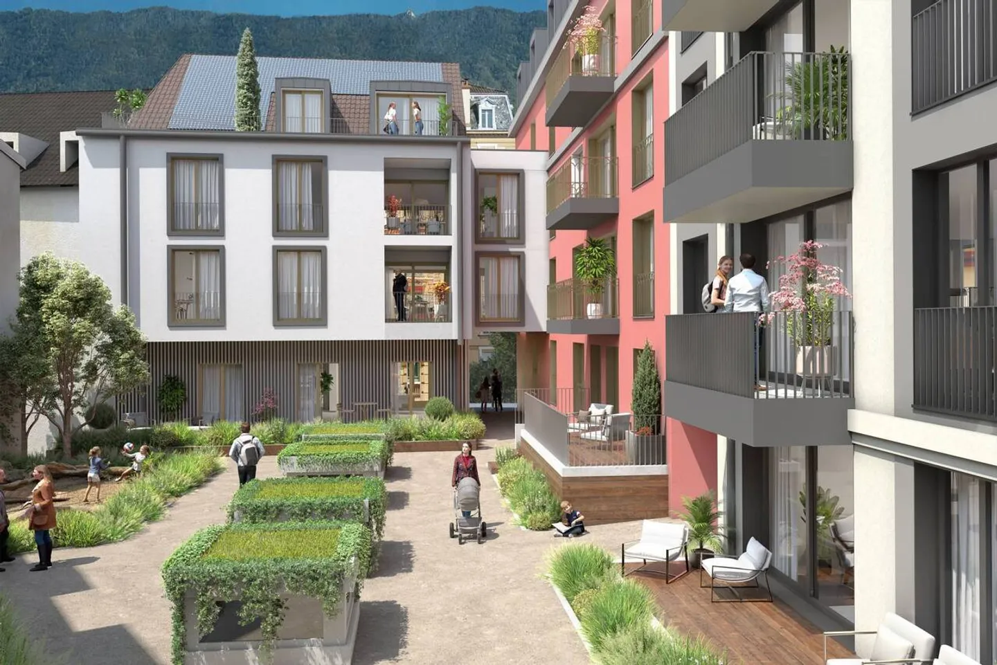 SUPERBES 4.5 Zimmer Neubau von 99 m2 mit Balkon und Terrasse - Foto 6 von 10