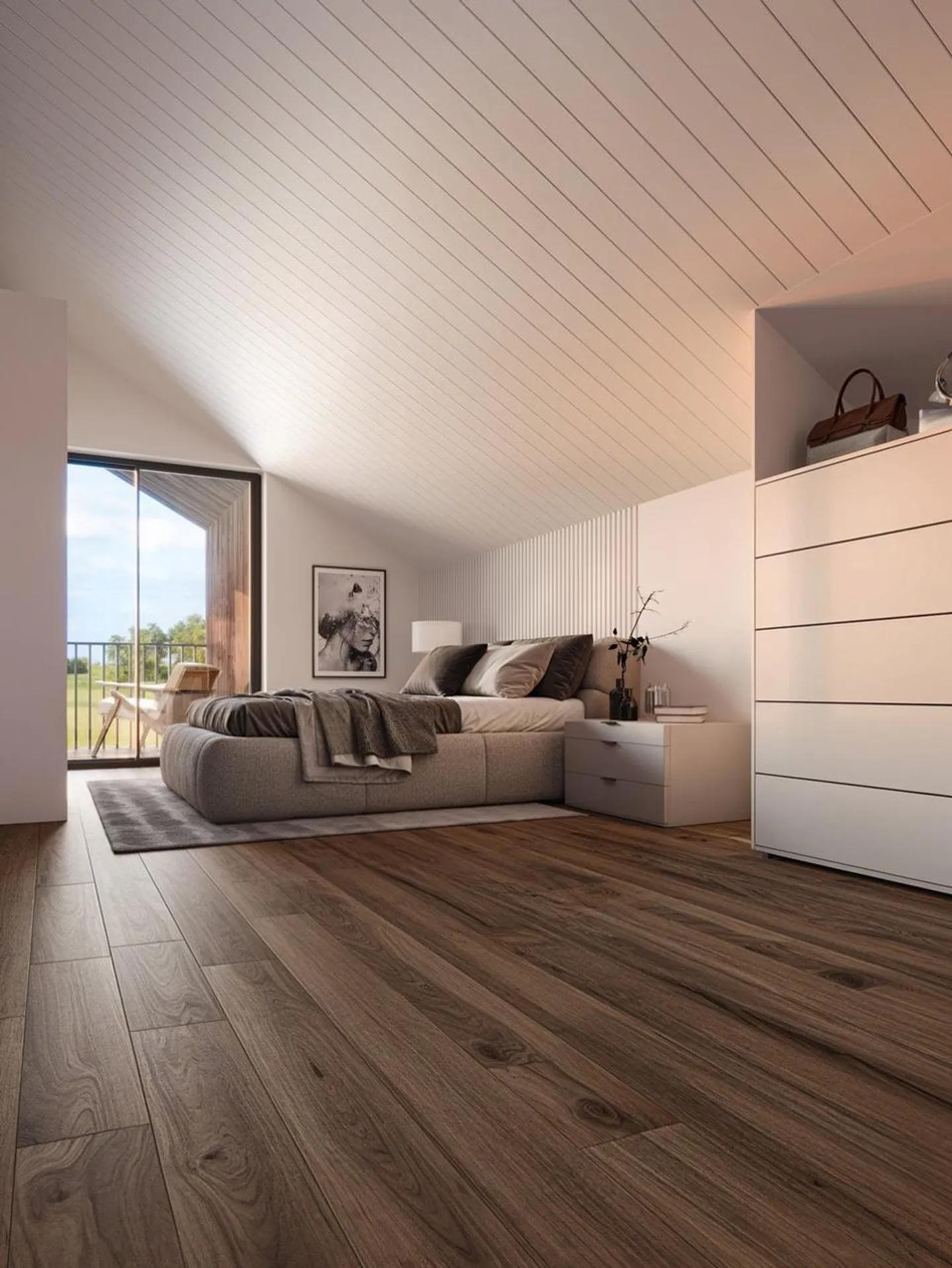 4,5 zeitgenössische Duplexwohnung - Chavannes-les-Forts - Foto 5 von 9